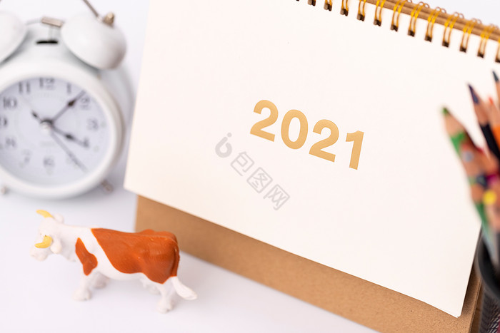 2021台历新年牛年背景图片