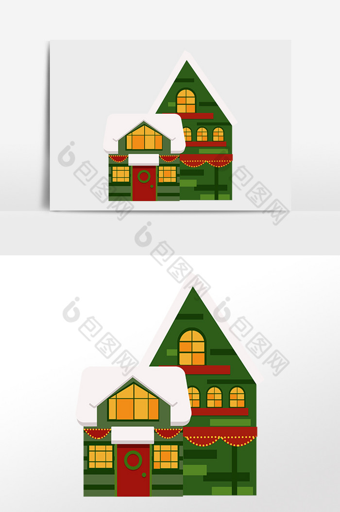 圣诞节房屋房子图片图片