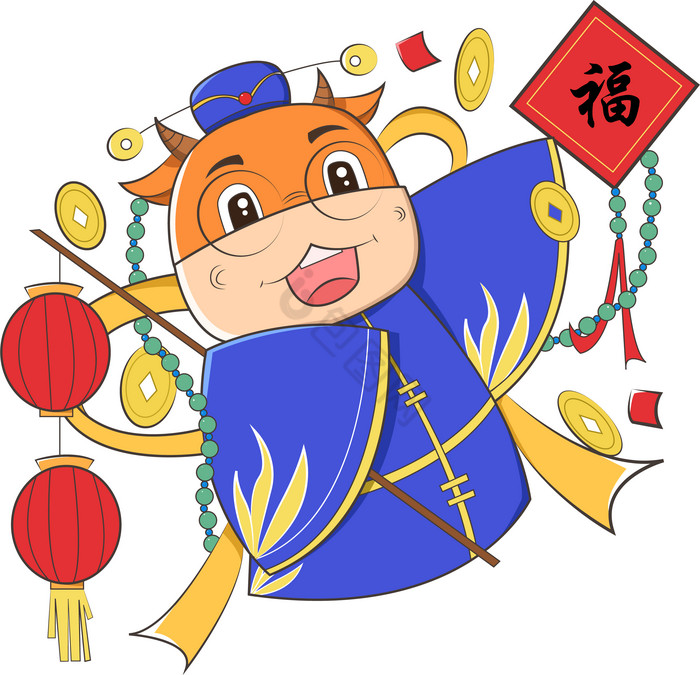 2021新年牛年大吉图片