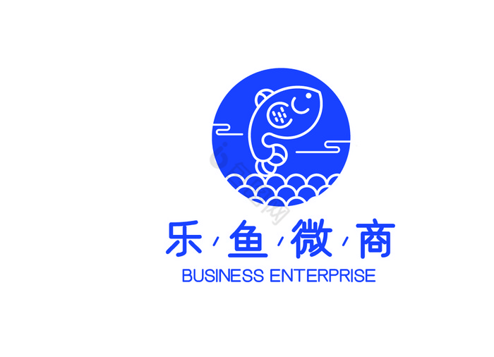 鱼图形电商微商logoVI图片