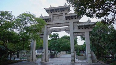 上海广富林遗址陈子龙纪念馆实拍视频