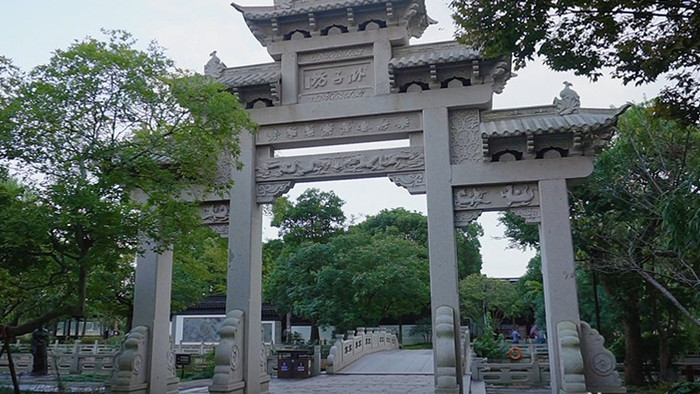 上海广富林遗址陈子龙纪念馆实拍视频