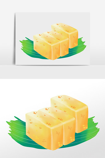 桂花糕美食图片