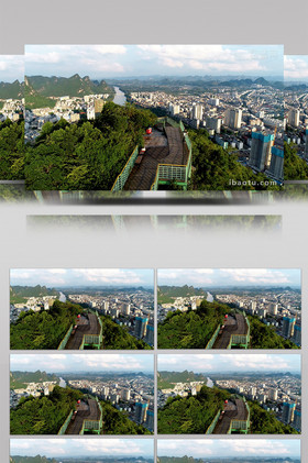 宜州区南蛇山高清航拍视频