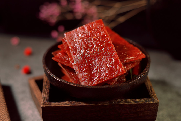 香辣味 肉 美食 小吃 零食 猪肉 脯图片