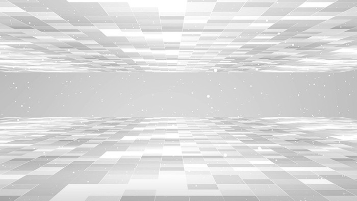 白色科技网格动态视频