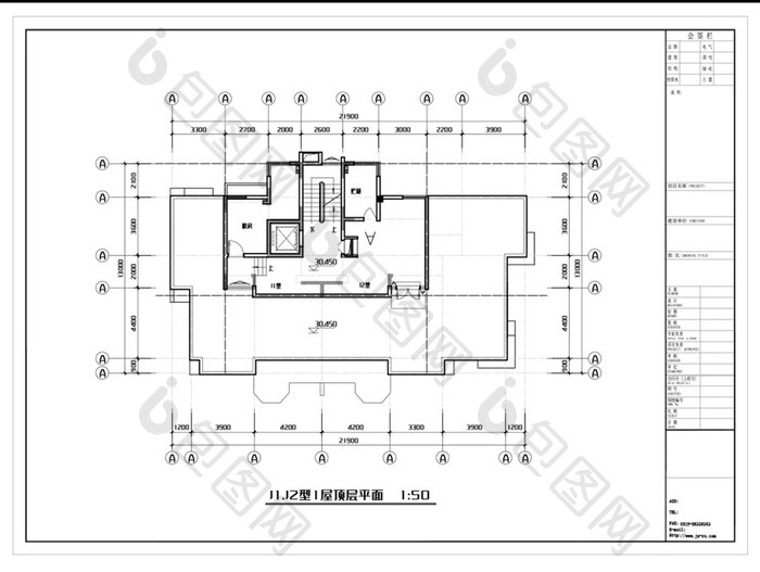 常见CAD住宅楼户型图库二