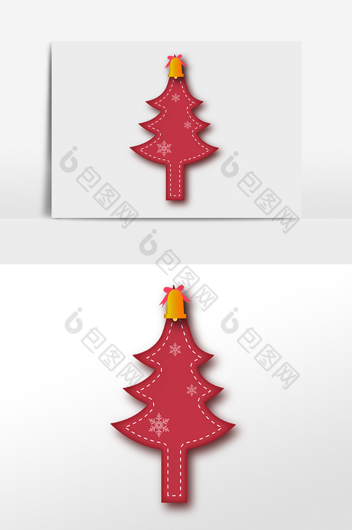圣诞节圣诞树标签图片图片