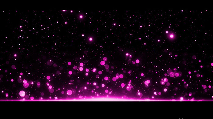 4K宽屏浪漫紫色粒子光斑背景视频