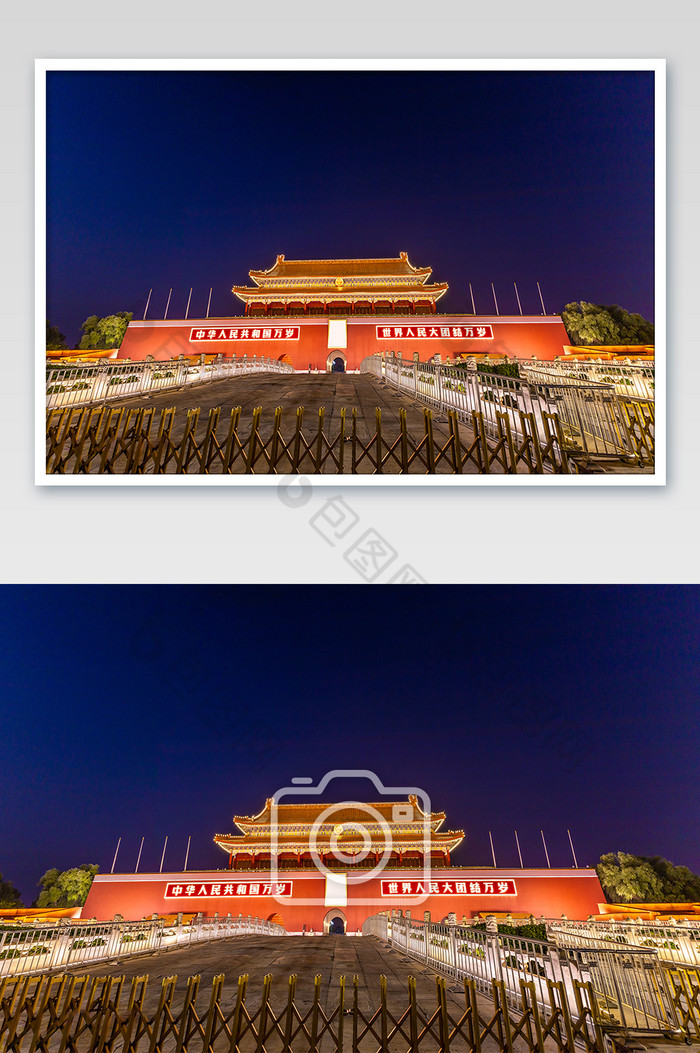 大气北京地标天安门建筑的摄影图片图片