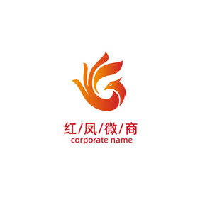 红凤商务凤凰标志logo