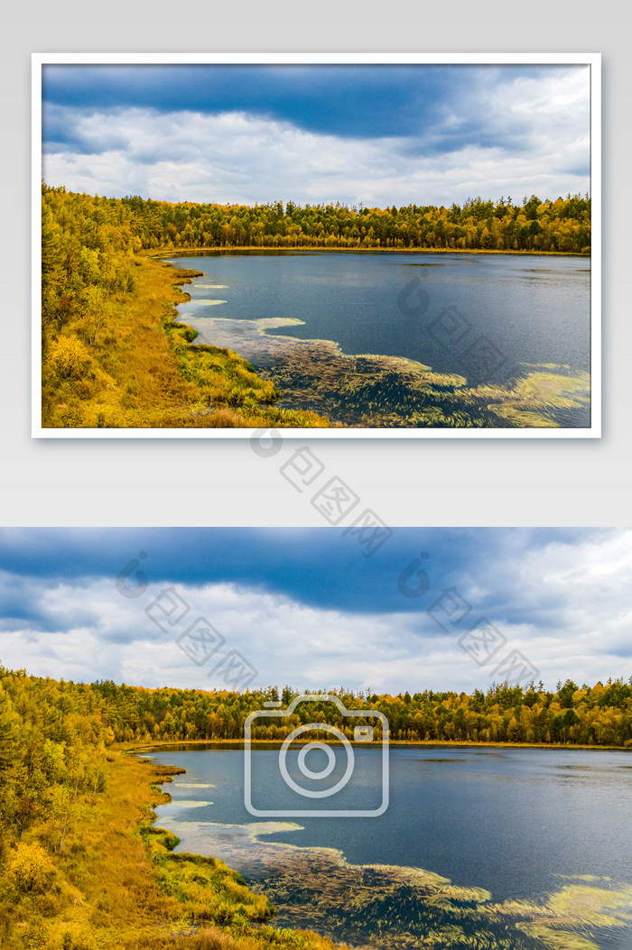 阿尔山杜鹃湖秋景