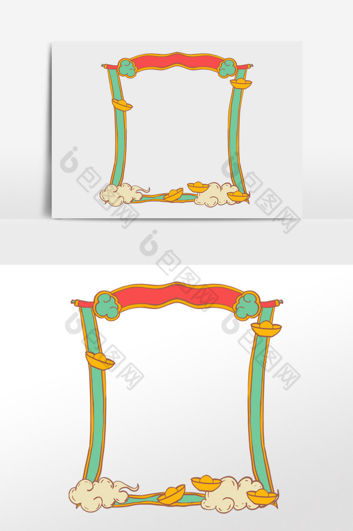 中式新春边框图片图片