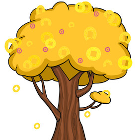 幸福树发财树图片