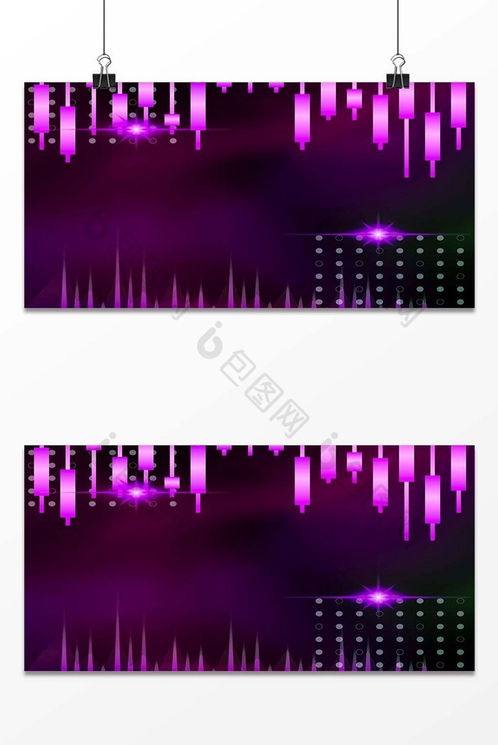 紫色商务科技纹理坠落感发布会背景