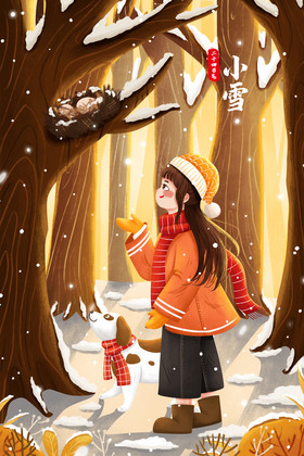 冬插画