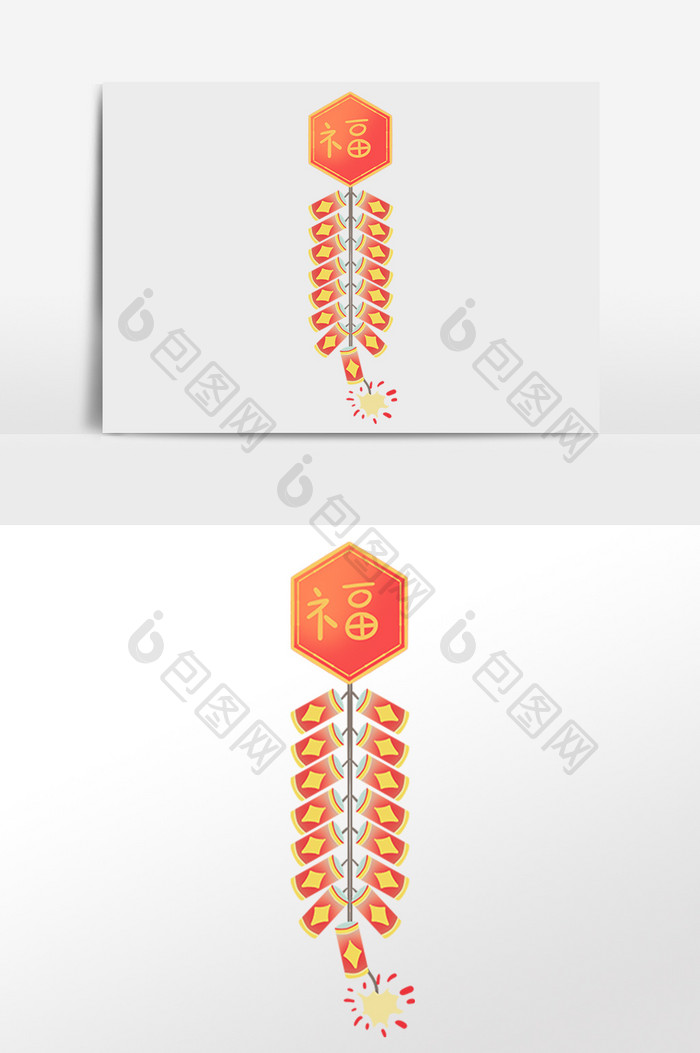 新年新春放鞭炮炮仗