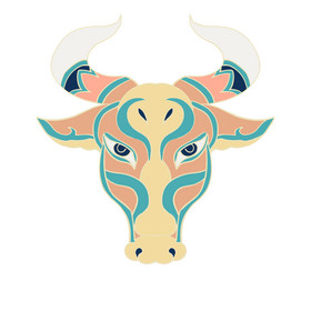 牛头插图海报设计-牛头插图设计图片-包图网