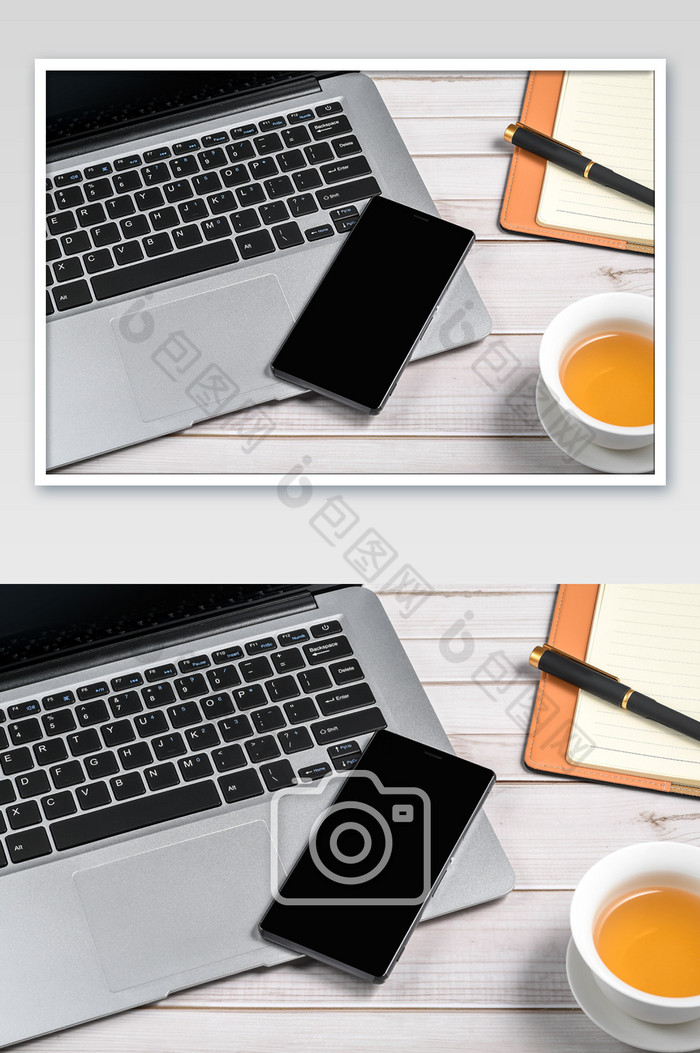 电脑手机笔记本商务办公场景图片图片