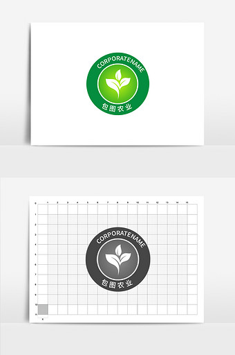 包图农业农林农田标志logo商标·图片