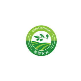 包图农业农林农田标志logo标志