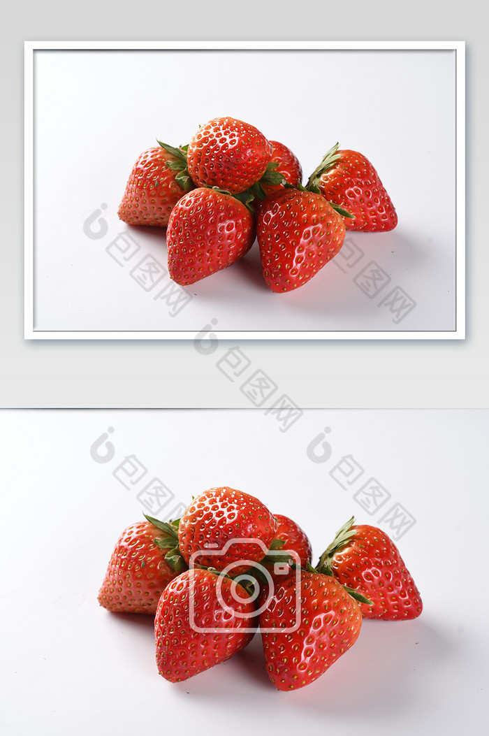 新鲜草莓水果一堆图片图片
