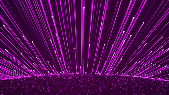 紫色光线粒子背景视频