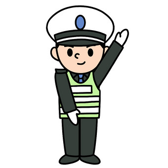 交警表情包1动图gif