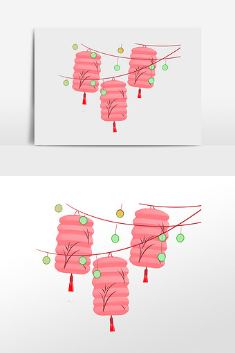 张灯结彩新年灯笼
