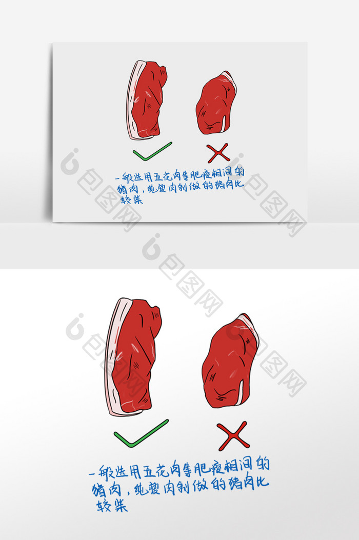 腊肉制作选肉对错