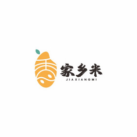 大米农业粮食电商绿色食品LOGO标志VI