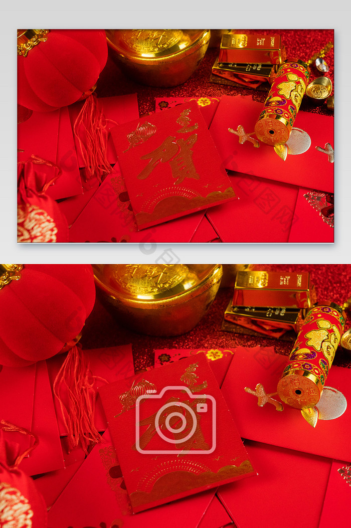 新年装饰红灯笼红包图片图片
