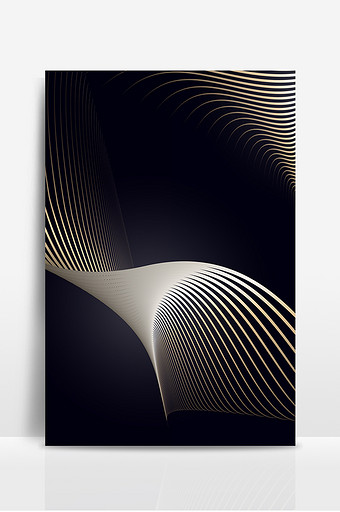 黑金地产炫酷科技光线背景图片下载