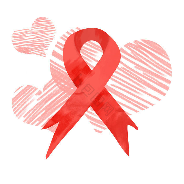 性健康艾滋病红丝带图片