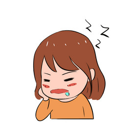 小女孩瞌睡乏力