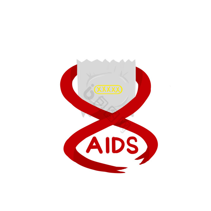 艾滋病日红丝带艾滋图片