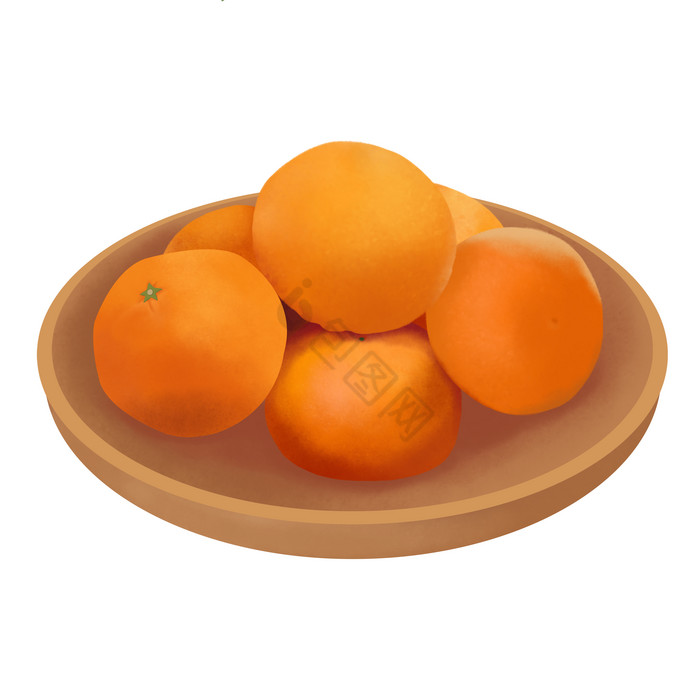 新鲜水果橘子果实图片