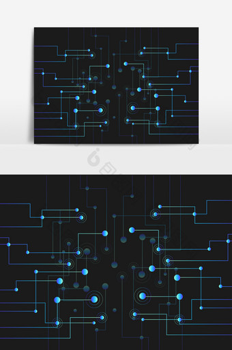 商务点线科技线电路线图片