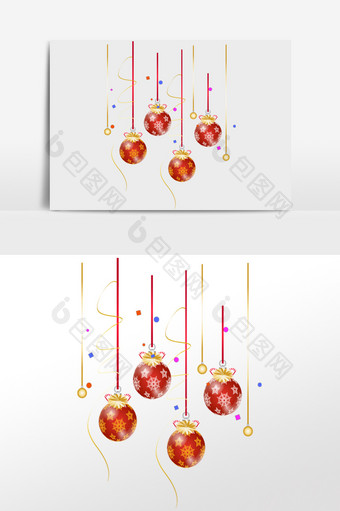 圣诞圆球挂饰装饰图片