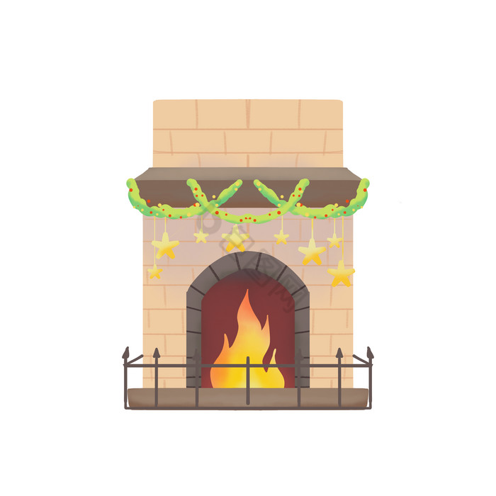 取暖暖炉圣诞壁炉图片
