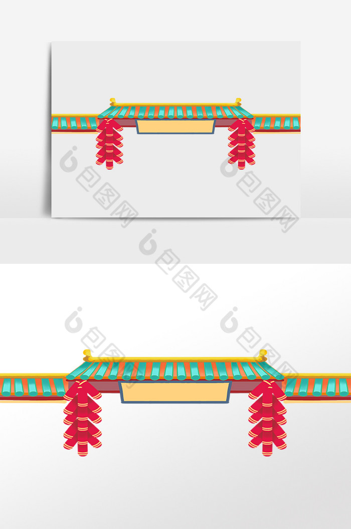 新年新春鞭炮门头图片图片