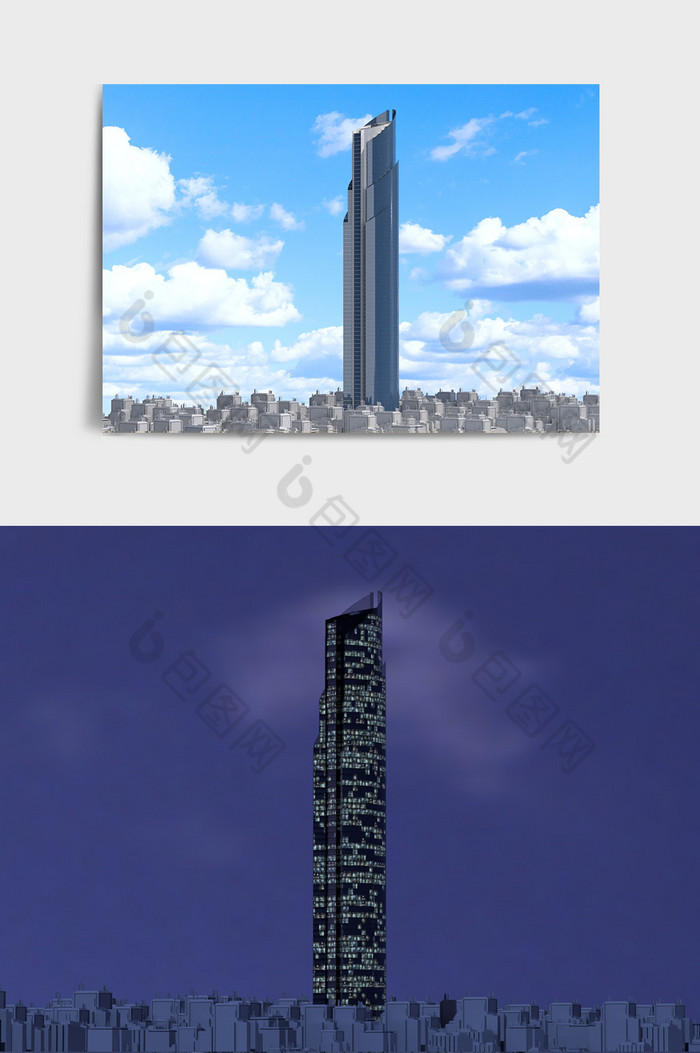 商务城市建筑高楼模型图片图片