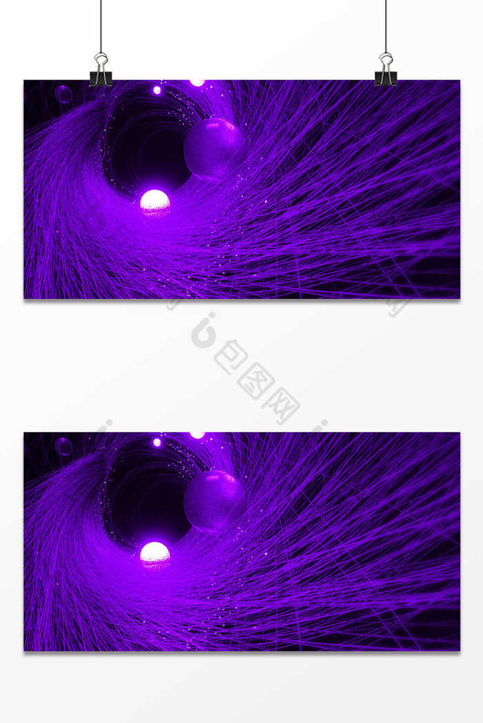 紫色炫彩黑洞效果空间感背景