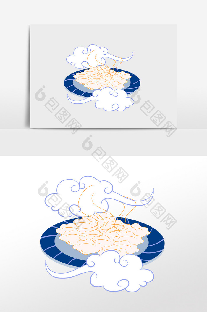 中式国潮冬至饺子