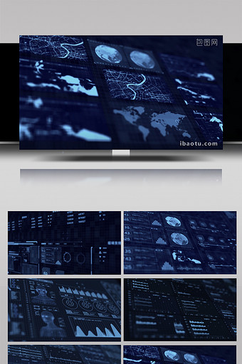 200多种未来科技HUD屏幕界面AE模板图片