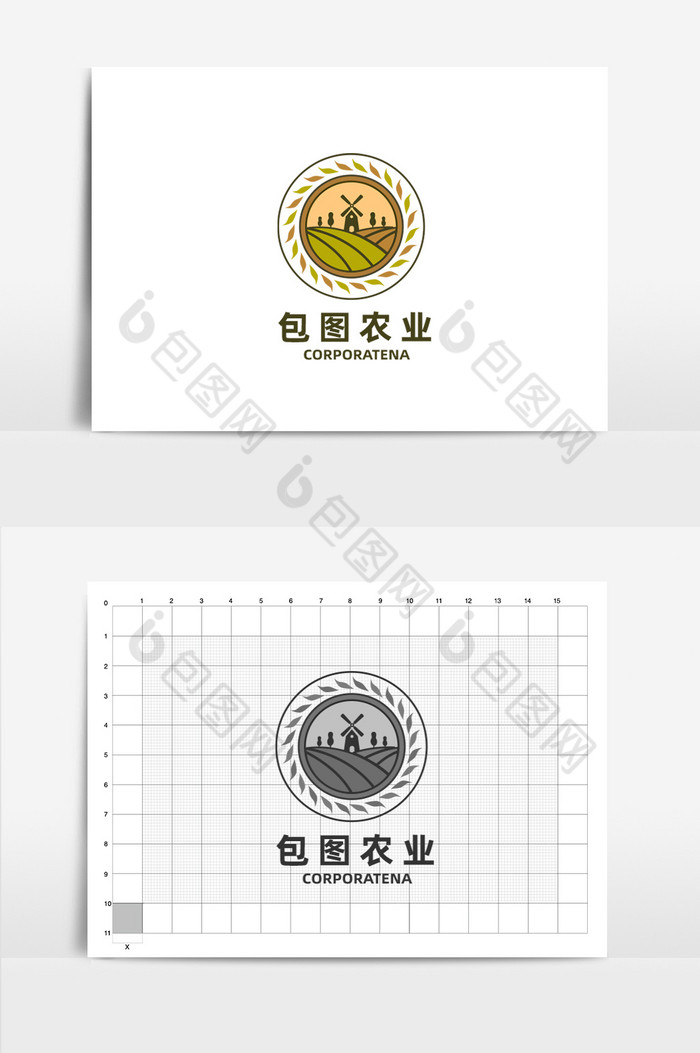 农业农林农田标志logo图片图片