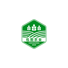 环保农业农林绿色农田标志logo