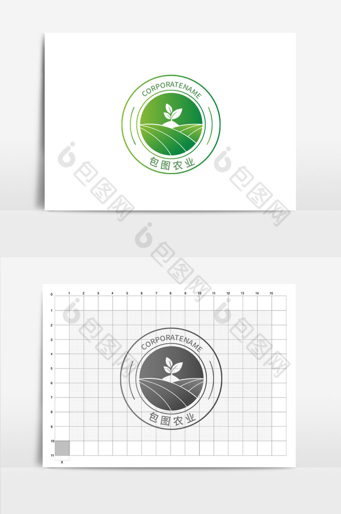 包图农业农林农田标志logo图片图片