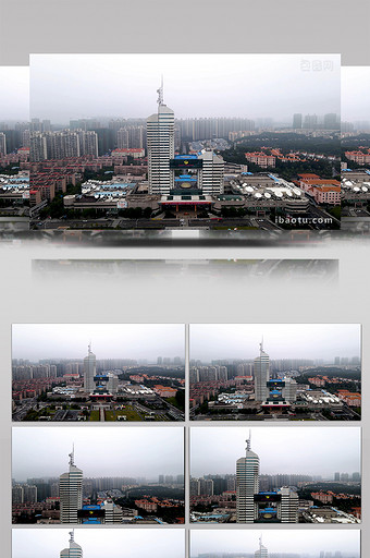 航拍湖南广电大楼图片