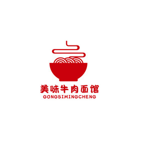 餐饮美食牛肉面馆logo